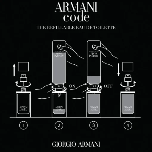 Armani Code Homme Eau de Toilette Refill