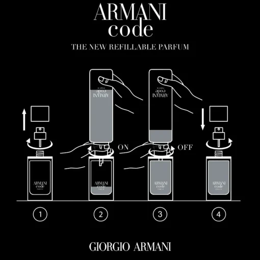 Armani Code Homme Parfum Refill