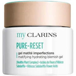 my CLARINS PURE-RESET matifying hydrating blemish gel