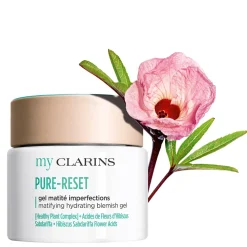my CLARINS PURE-RESET matifying hydrating blemish gel